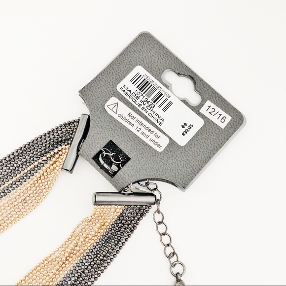 ❗️BLACK FRIDAY❗️Express gunmetal necklace - Picture 2 of 2